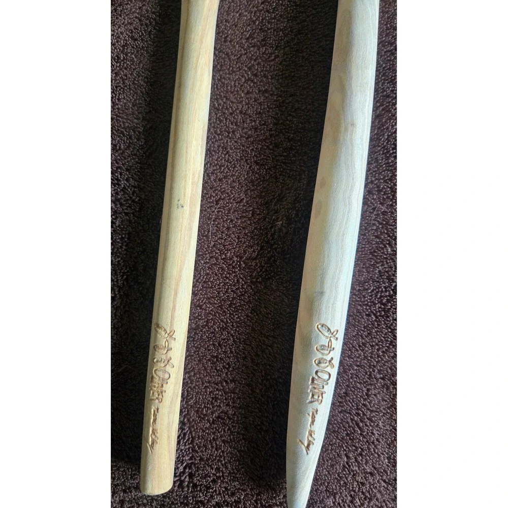 J.D. Oliver Napa Valley Olive Wood Cooking Spoon Spatula Set 2pc Handcrafted